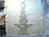 Разработка эскиза фонтана,
для ресторана "Венеция".