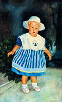 Портрет маленькой девочки,
холст, масло,
60 х 37 см.